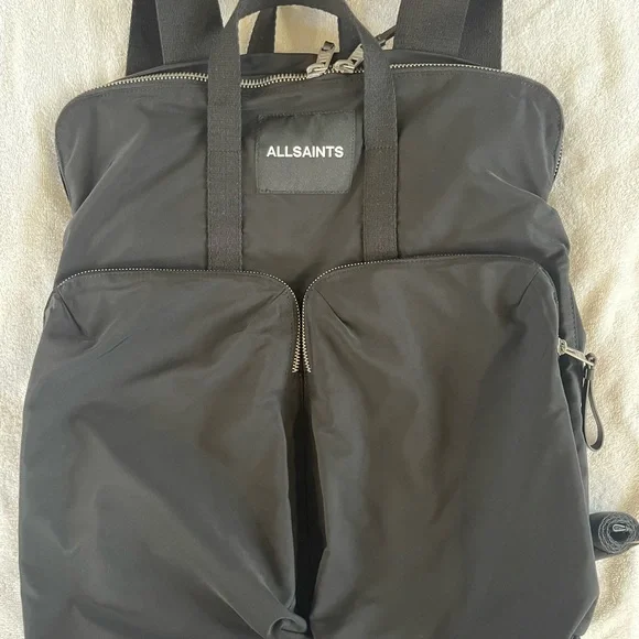 All Saints Black Travel Bag - Picture 2 of 16